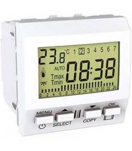 Schneider Unica Top termostat týdenní pro podlahové vytápění MGU3.505.18P polar