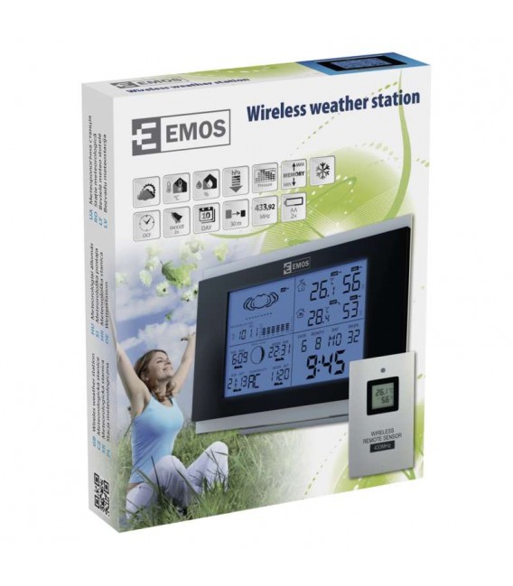 Domácí bezdrátová meteostanice EMOS E5018 AOK-5018B