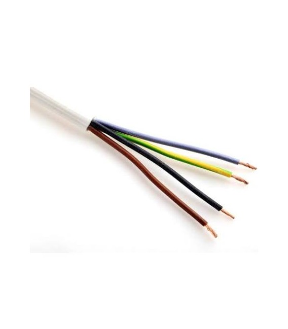 Kabel H05VV-F 4Gx1,5 bílá (CYSY 4Bx1,5)