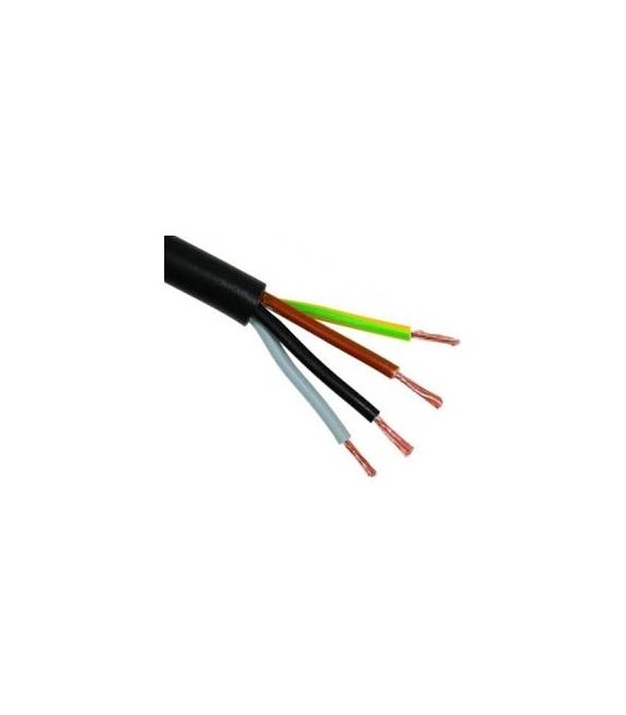 Kabel H05VV-F 4Gx1,5 černá (CYSY 4Bx1,5)