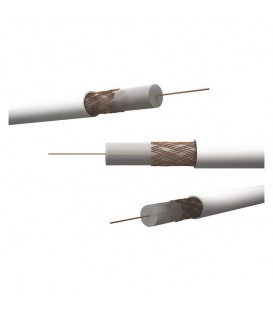 Koaxiální kabel 3C2V EMOS S5111S bílý